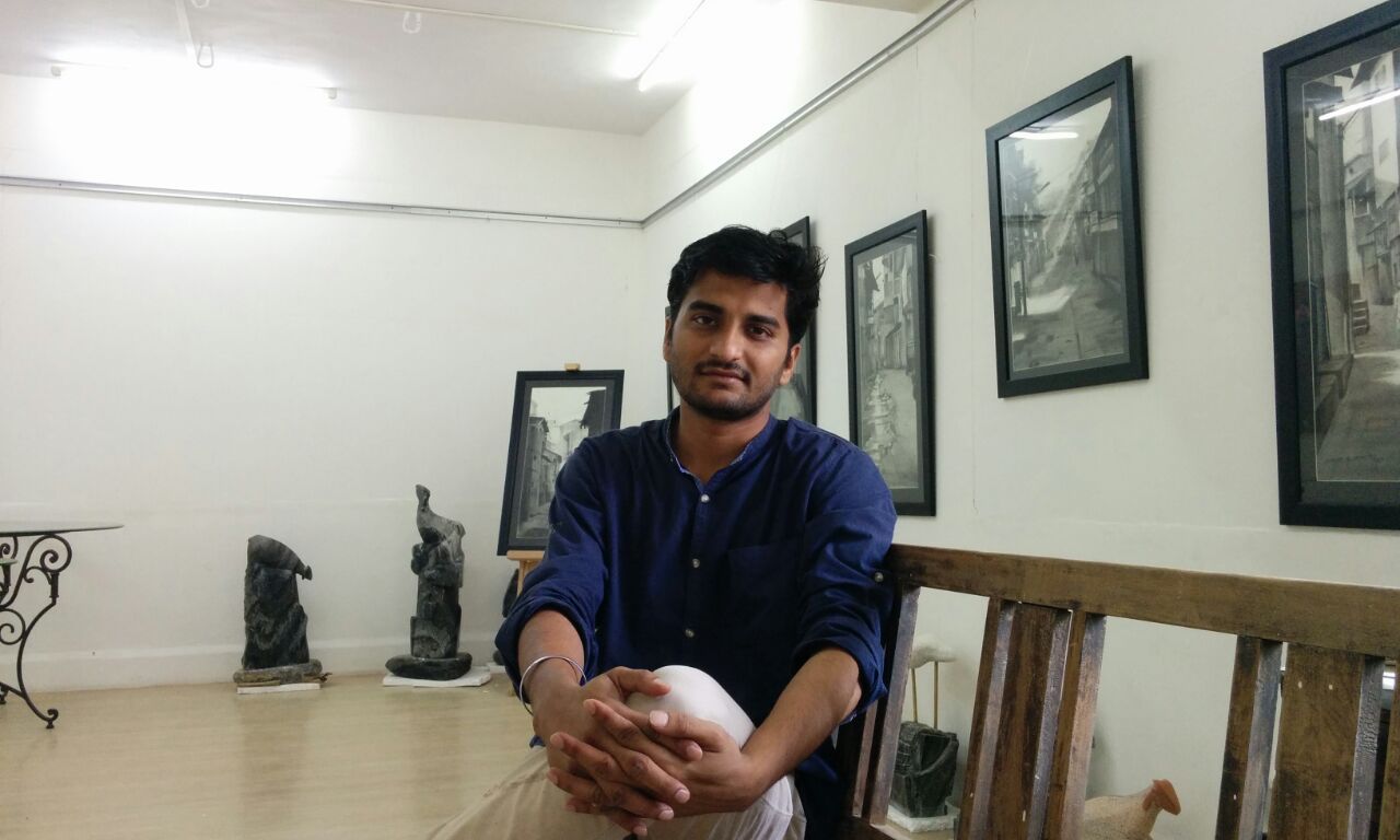 Ruchir Panchakshri at his new gallery